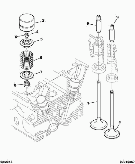 CITROËN 0956.38 - Seal Ring, valve stem onlydrive.pro