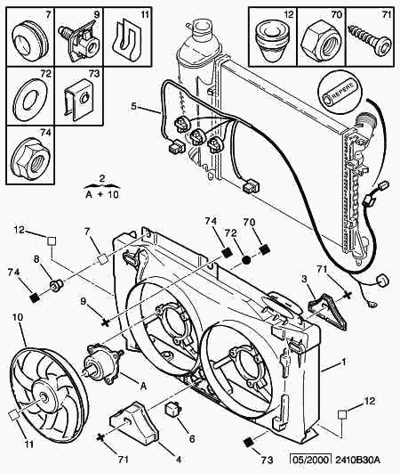 PEUGEOT (DF-PSA) 1254 85 - Ventilaator,mootorijahutus onlydrive.pro