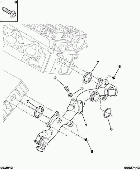 CITROËN 1340.46 - Gasket / Seal onlydrive.pro