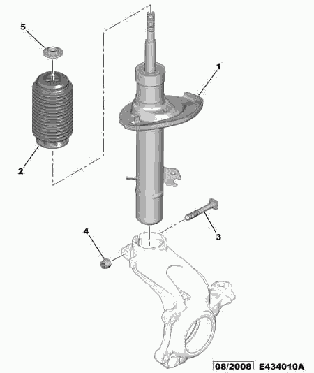 PEUGEOT 5208 C4 - Shock Absorber onlydrive.pro