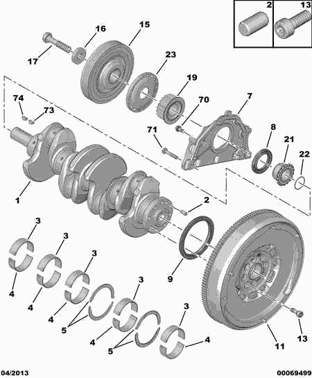 CITROËN 0532.S7 - Crankshaft pulley: 01 pcs. onlydrive.pro