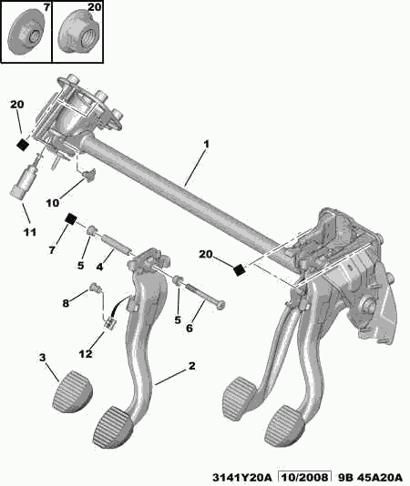 CITROËN 45 344 8 - Brake Light Switch / Clutch onlydrive.pro