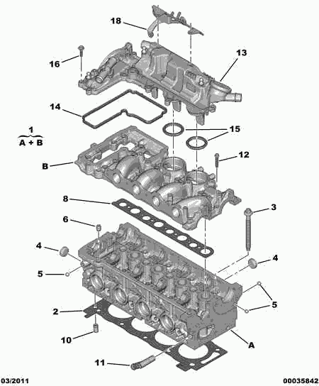 PEUGEOT 0209.FT - Gasket, cylinder head onlydrive.pro