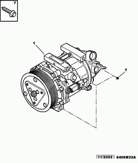 CITROËN 6453.WW - Kompressori, ilmastointilaite onlydrive.pro