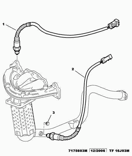 PEUGEOT 1628 KN - Regulator box exh temp probe: 01 pcs. onlydrive.pro