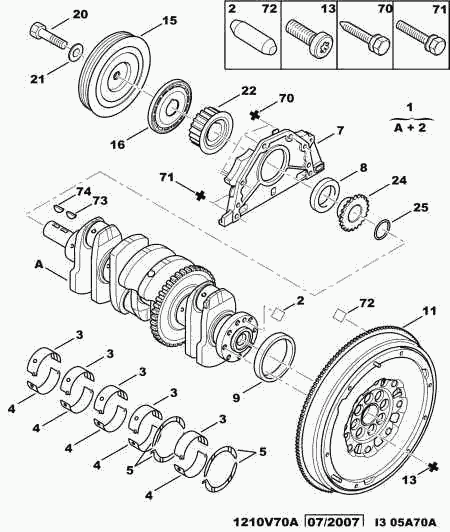 CITROËN 0515.T7 - Sensor, crankshaft pulse onlydrive.pro