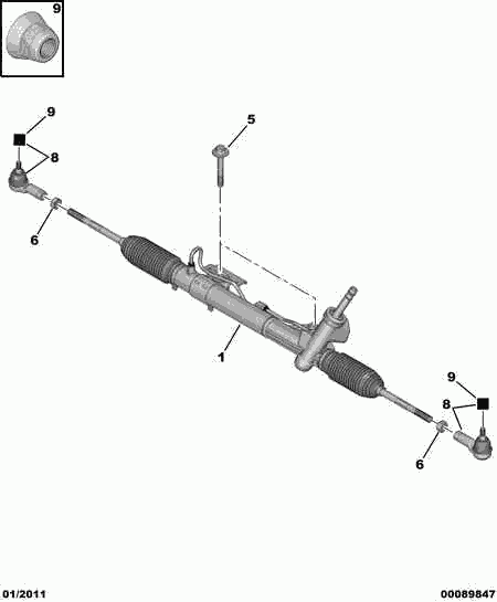 CITROËN 3817.74 - Tie Rod End onlydrive.pro