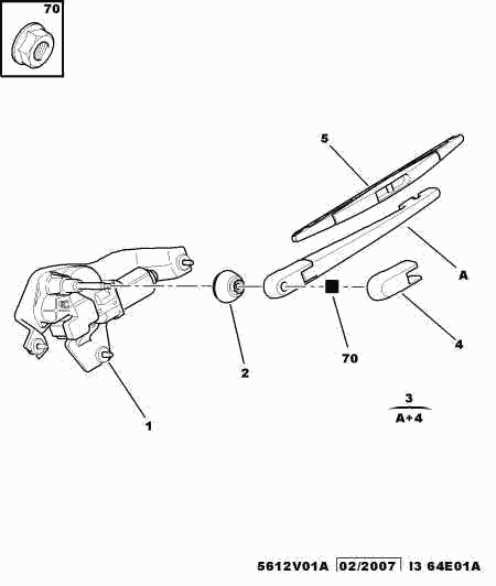 CITROËN 6423 17 - Wiper Blade onlydrive.pro