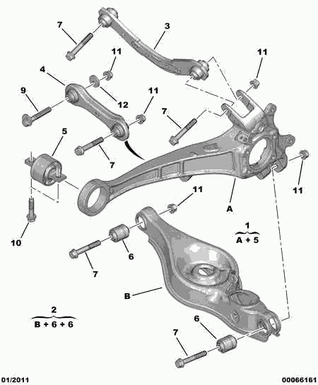 PEUGEOT 5131 G0 - REAR SUSPENSION FLEXIBLE JOINT onlydrive.pro