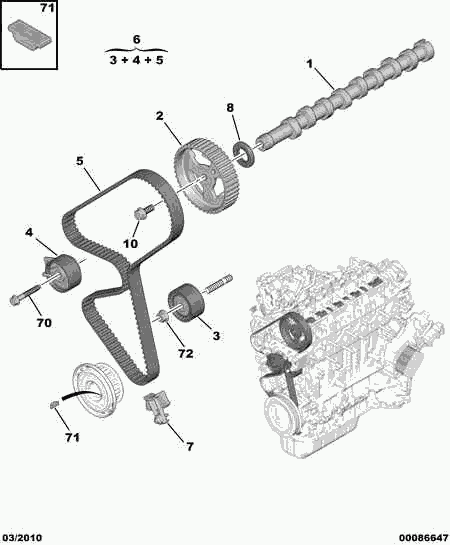 PEUGEOT (DF-PSA) 16 087 459 80 - Зубчатый ремень ГРМ onlydrive.pro