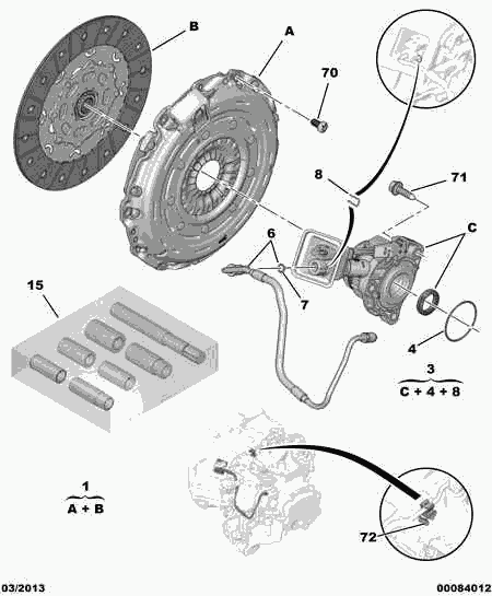 PEUGEOT (DF-PSA) 2041.A3 - Central Slave Cylinder, clutch onlydrive.pro