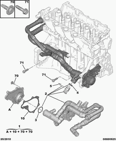 FIAT 1201 G9 - Ūdenssūknis onlydrive.pro