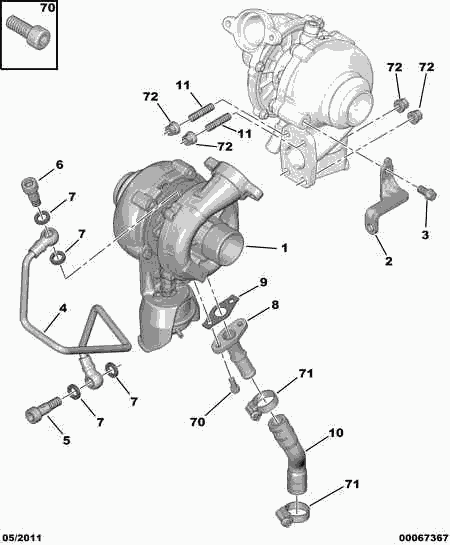 FIAT 0375 J6 - TURBO CHARGER NEW onlydrive.pro