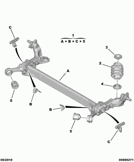 CITROËN 5131.C1 - Bush of Control / Trailing Arm onlydrive.pro