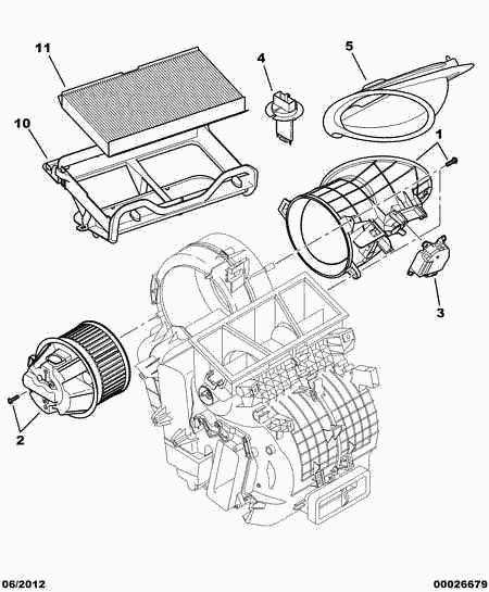 CITROËN 6447 NT - Air puller-air entry-module-reducer: 01 pcs. onlydrive.pro