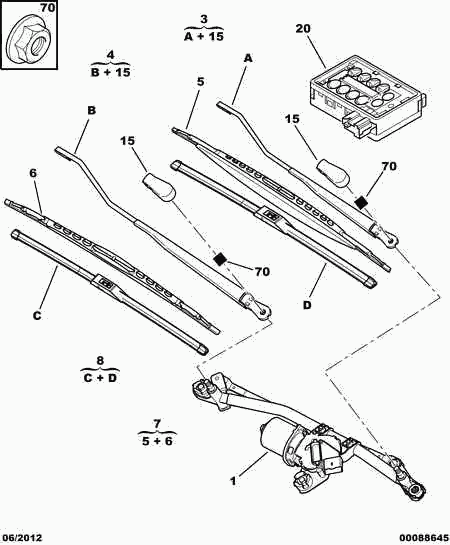 PEUGEOT (DF-PSA) 6426 NH - Wiper Blade onlydrive.pro