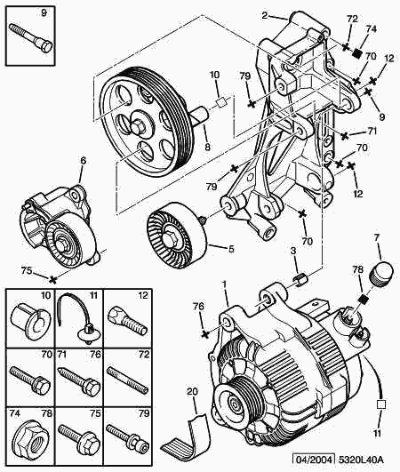 PEUGEOT (DF-PSA) 5705 AC - Шкив генератора, муфта onlydrive.pro