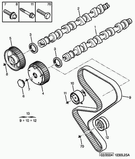 PEUGEOT 0829.A7 - Spriegotājrullītis, Gāzu sadales mehānisma piedziņas siksna onlydrive.pro