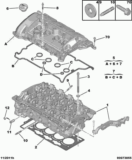 CITROËN 0248.Q5 - Cylinder Head Cover onlydrive.pro