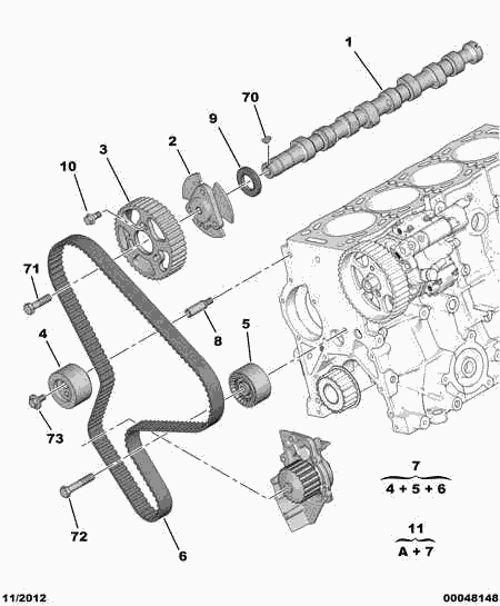 PEUGEOT 0831.83 - Timing Belt Set onlydrive.pro