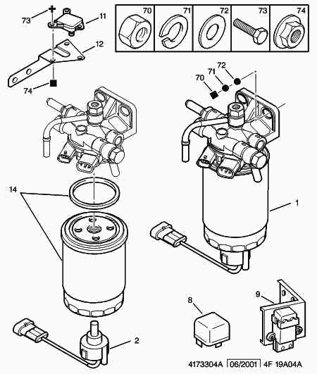 CITROËN 1563.J4 - Strainer filter priming pump: 01 pcs. onlydrive.pro