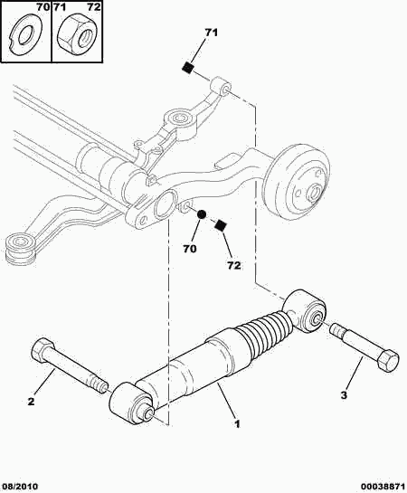 CITROËN 5206 G3 - Shock Absorber onlydrive.pro