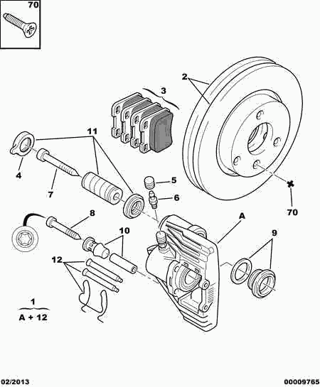 PEUGEOT 4427 94 - Brake Pad Set, disc brake onlydrive.pro