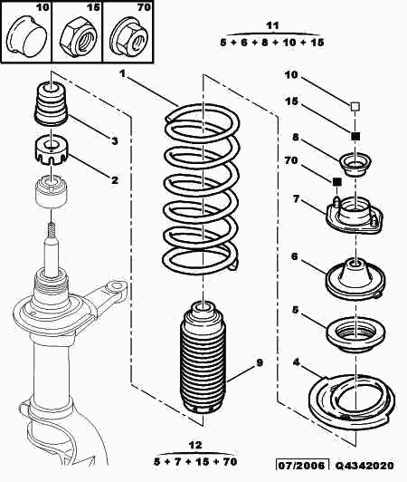 CITROËN 5033.35 - Rubber Buffer, suspension onlydrive.pro