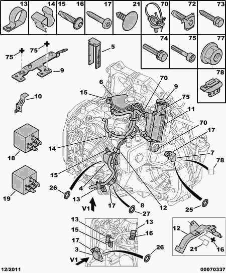 PEUGEOT (DF-PSA) 2529 24 - Oil Pressure Switch, automatic transmission onlydrive.pro