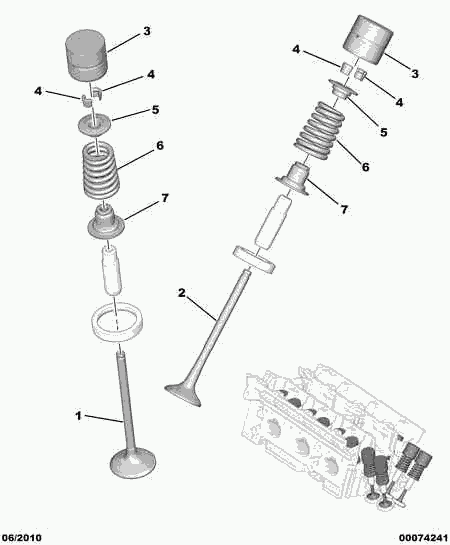 PEUGEOT 0956.45 - Seal Ring, valve stem onlydrive.pro