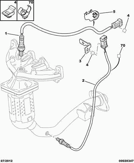 PEUGEOT 1628.HN - Regulator box exh temp probe: 01 pcs. onlydrive.pro