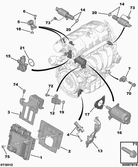 CITROËN 1922.V5 - Control Valve, camshaft adjustment onlydrive.pro