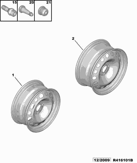 CITROËN 5405.72 - Wheel Bolt onlydrive.pro