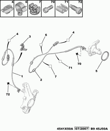 PEUGEOT (DF-PSA) 4814 50 - Speed sensor: 01 pcs. onlydrive.pro