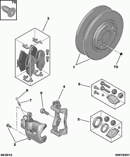 CITROËN 4404 79 - Juhthülsikomplekt,pidurisadul onlydrive.pro