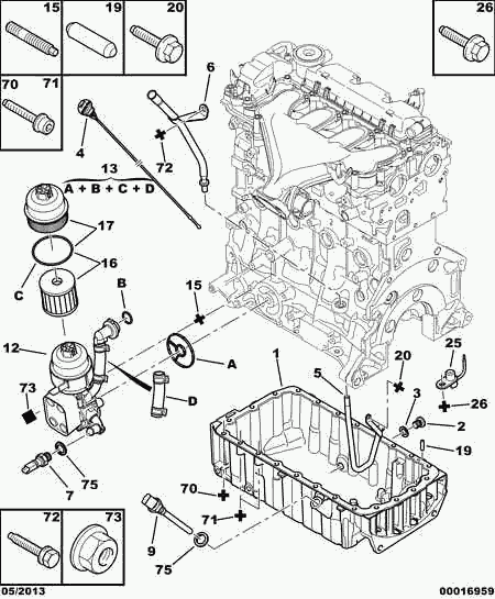 CITROËN 1103 T3 - Oil Cooler, engine oil onlydrive.pro