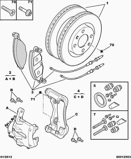 PEUGEOT 4246 W3 - Brake Disc onlydrive.pro