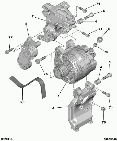 CITROËN 5705 AX - Alternator onlydrive.pro