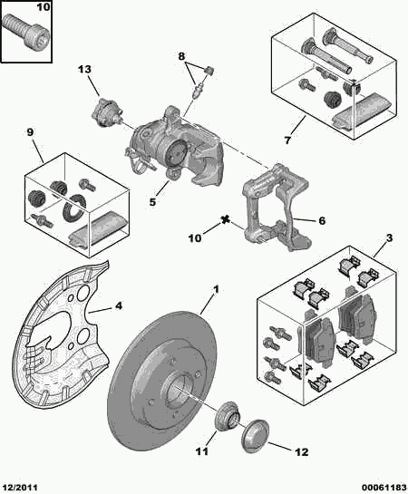 CITROËN 4254-32 - Brake Pad Set, disc brake onlydrive.pro