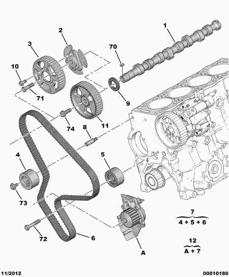 CITROËN 0831 V3 - Timing Belt Set onlydrive.pro