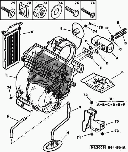 CITROËN 6461 G5 - Expansion Valve, air conditioning onlydrive.pro