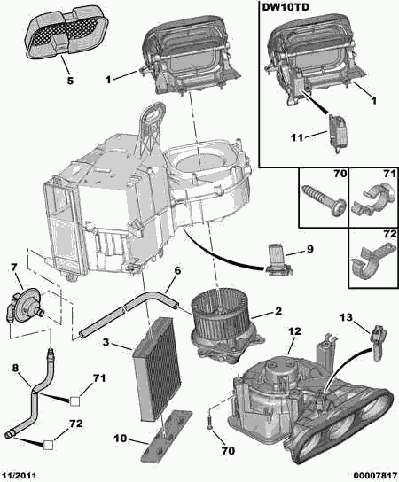 PEUGEOT 6447.HP - Filter, interior air onlydrive.pro