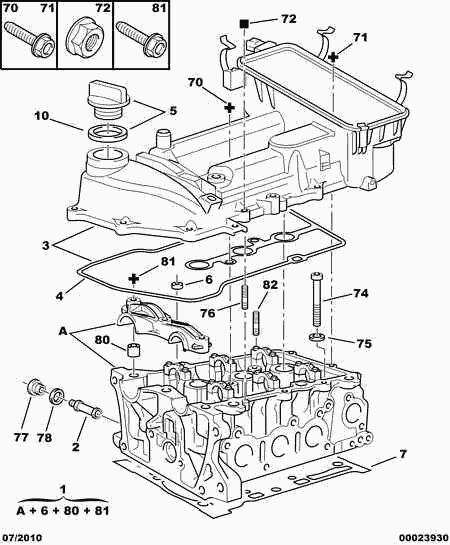 CITROËN 0249.C9 - Gasket, cylinder head cover onlydrive.pro