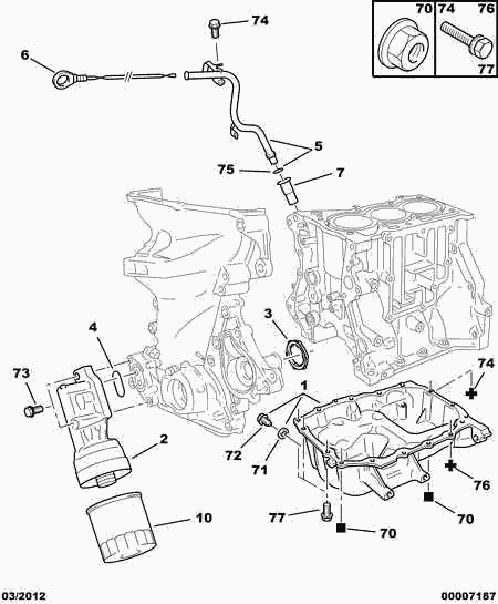 PEUGEOT 6822.ER - Sealing Plug, oil sump onlydrive.pro