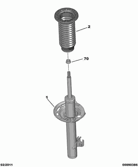 CITROËN 5031 98 - Dust Cover Kit, shock absorber onlydrive.pro