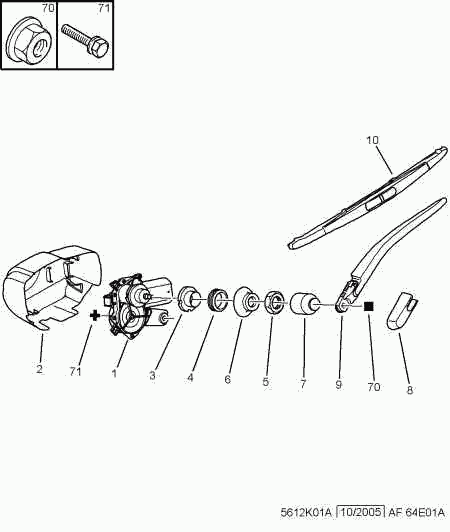 PEUGEOT 6405.V5 - Wiper Blade onlydrive.pro