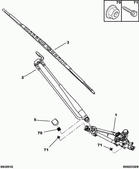 CITROËN 6426-CK - Wiper Blade onlydrive.pro