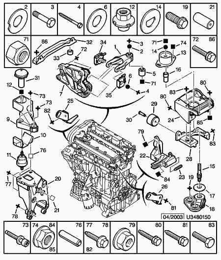 PEUGEOT 1844.77 - Holder, engine mounting onlydrive.pro