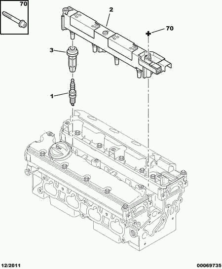 CITROËN 5960.54 - Spark Plug onlydrive.pro