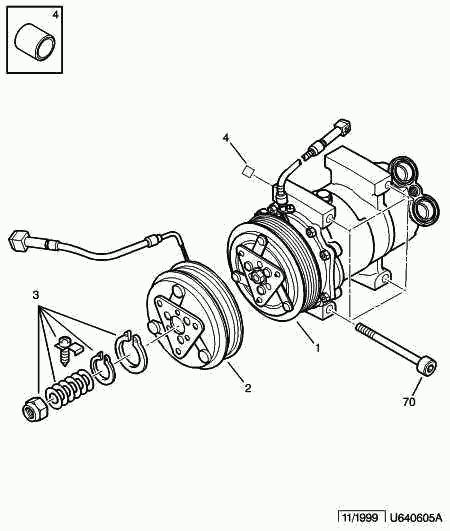 CITROËN 6453.EN - Air conditioned compressor detail: 01 pcs. onlydrive.pro